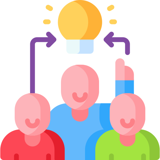 icon sekelompok pelajar 